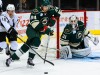 (Photo: Josh Huskin, San Antonio Ramapge) Jonathon Blum, shown in a game against the San Antonio Rampage on Jan. 24, has been recalled and reassigned multiple times in January. 