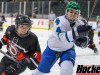 Featured Image: Alexandria's Kaila DeWanz pursues Blake's Lilia Everson in the Bears' 3-2 quarterfinal victory over the Cardinals at Xcel Energy Center. (MHM Photo / Jeff Wegge)